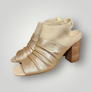 🌻NEW w/box Anthropologie Kelsi Dagger Brooklyn Blonde Cardinal Shoe Size 8